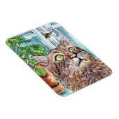 Katze und Biene Magnet (Rechte Seite)