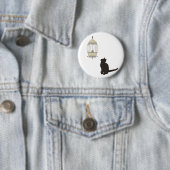 Katze und Birdcage Button (Beispiel)