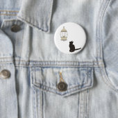 Katze und Birdcage Button (Beispiel)