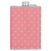 Katze und Blume Flachmann (Rückseite)