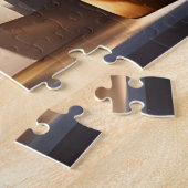 Katze und Blume im sonnigen Fenster Puzzle (Seite)