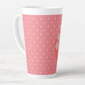 Katze und Blume Milchtasse (Linke Ecke)