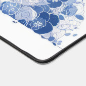 Katze und Blume Schreibtischunterlage (Ecke)