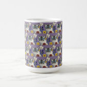 Katze und Blumen Classic Tasse, 444 ml Kaffeetasse (Mittel)