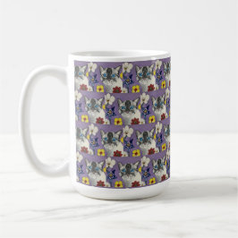 Katze und Blumen Classic Tasse, 444 ml Kaffeetasse