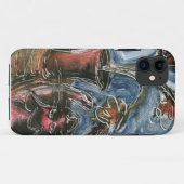 Katze und Blumentopf I Case-Mate iPhone Hülle (Rückseite (Horizontal))