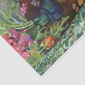 Katze und Bouquet, Suzanne Valadon Seidenpapier (Ausschnitt)