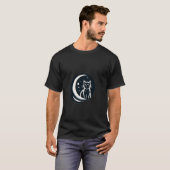 Katze und der Mond T-Shirt (Vorne ganz)