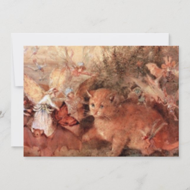 Katze und Fairies (Vorderseite)