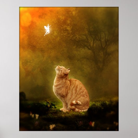 Katze und Fairy Poster (Vorne)