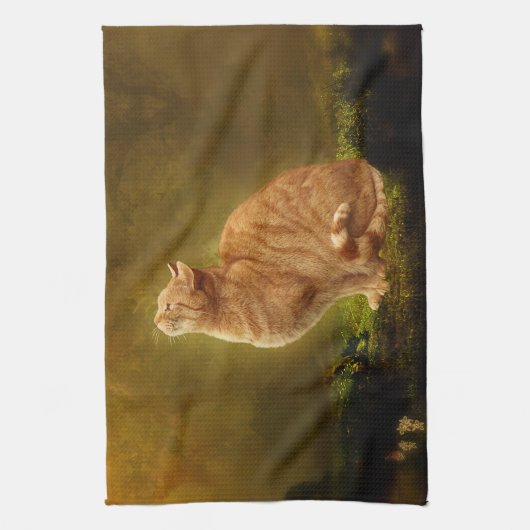 Katze und Fee Handtuch (Vertikal)