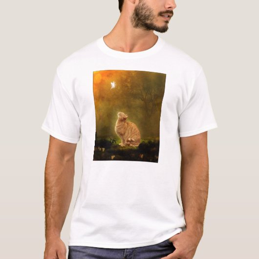 Katze und Fee T-Shirt (Vorderseite)