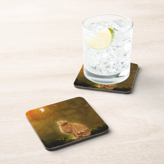 Katze und Fee Untersetzer (Rechte Seite)