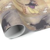 Katze und Fiddle Baby Dusche Geschenkpapier (Rolleneckpunkt)