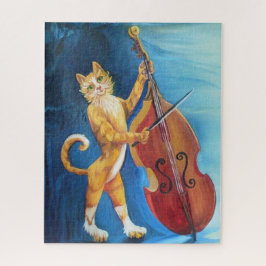 Katze und Fiddle Puzzle