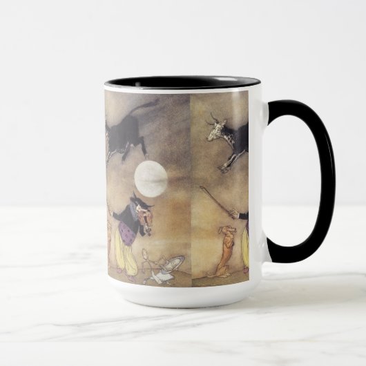 Katze und Fiedel Tasse (Rechts)