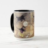 Katze und Fiedel Tasse (Vorderseite Links)