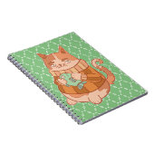 Katze und Fische Notizblock (Rechte Seite)