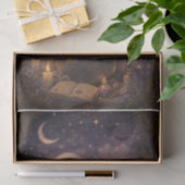 Katze und Freund  Seidenpapier (Geschenk)