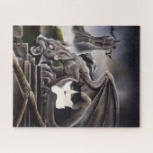 Katze und Gargoyle Puzzle (Horizontal)