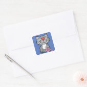 Katze und Garn Aufkleber (Umschlag)