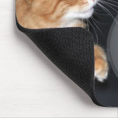 Katze und Goldfisch Mousepad (Ecke)