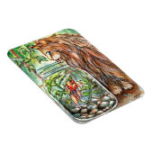 Katze und Goldfische Magnet (Rechte Seite)