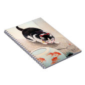 Katze und Goldfischglas Notizblock (Rechte Seite)