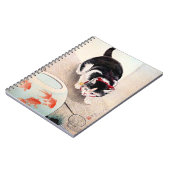 Katze und Goldfischglas Notizblock (Linke Seite)