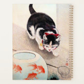 Katze und Goldfischglas Planer (Rückseite)
