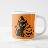 Katze und Halogen Jumbo-Tasse (Rechts)