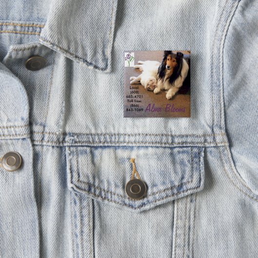 Katze und Hund Button (Beispiel)