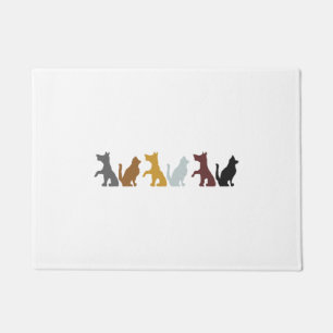 Katze und Hund    Fußmatte