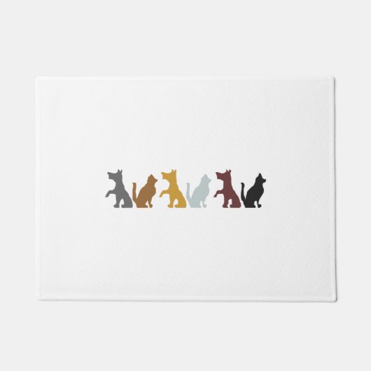 Katze und Hund Fußmatte (Vorderseite)