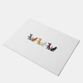 Katze und Hund Fußmatte (Schrägansicht)
