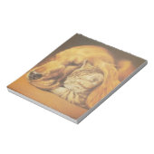 Katze und Hund Notizblock (Rotiert)