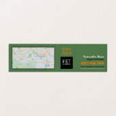 Katze und Hund, Sitzdienst für Haustiere im Detail Visitenkarten (Innenseite Aufgefaltet)