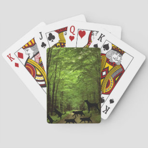 Katze und Hund Spielkarten-Deck Spielkarten