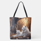 Katze und Hund Tasche (Rückseite)