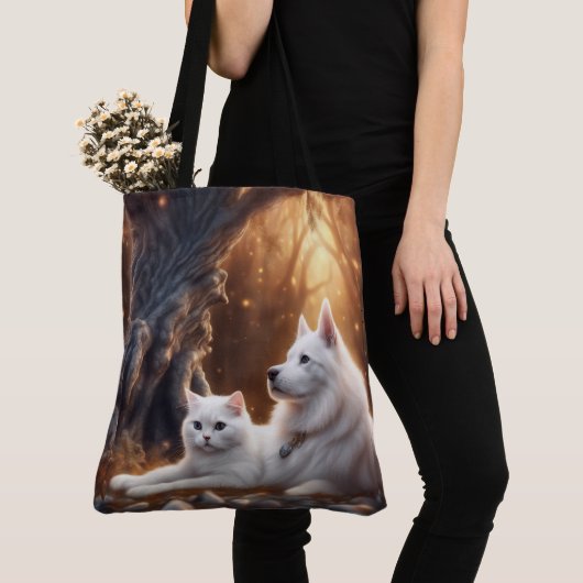 Katze und Hund Tasche (Von Nahem)