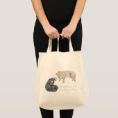 Katze und Hund zusammen Tragetasche (Vorderseite (Produkt))