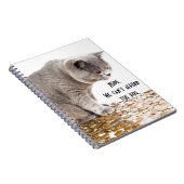 Katze und Hunde Humor Notizblock (Rechte Seite)