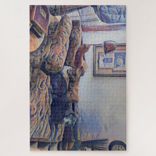 Katze und Hunde Puzzle (Vertikal)