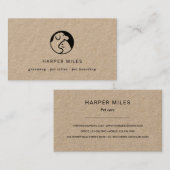 Katze- und Hundefreund Visitenkarte (Vorne/Hinten)