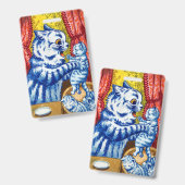 Katze und ihre Kätzchen Ausweis (Vorder- & Rückseite)