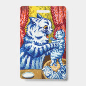 Katze und ihre Kätzchen Ausweis (Rückseite)