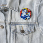 Katze und ihre Kätzchen Button (Beispiel)