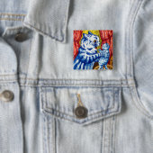 Katze und ihre Kätzchen Button (Beispiel)