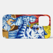 Katze und ihre Kätzchen Case-Mate iPhone Hülle (Rückseite (Horizontal))