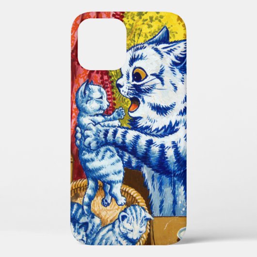 Katze und ihre Kätzchen Case-Mate iPhone Hülle (Rückseite)